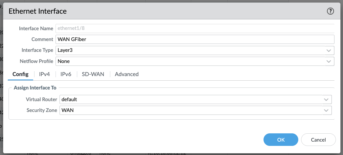 Step 1 - Assign interface to VR and Zone